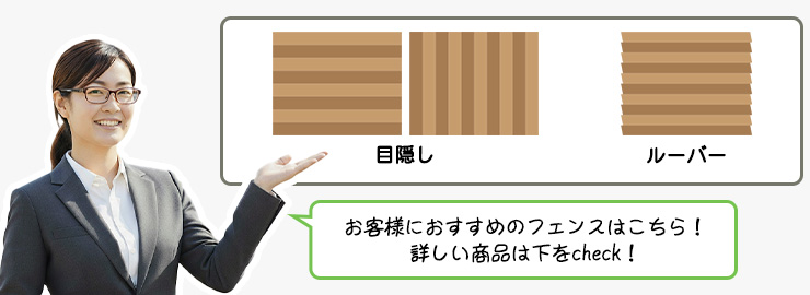 目隠し、ルーバーフェンス